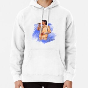 Hand drawn Peso Pluma 2 Pullover Hoodie-Peso Pluma Merch